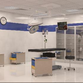3D Surgery Room Interior Scene